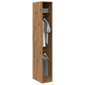 Wardrobe Artisan Oak Engineered Wood Compact Wardrobe