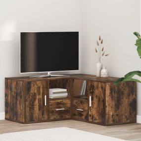 Corner Cabinet Smoked Oak Engineered Wood