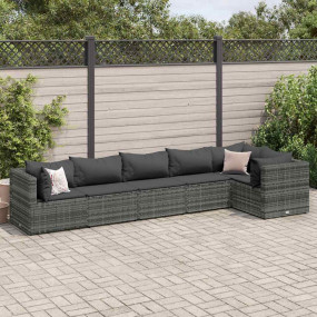 Patio Lounge Set Gray, Anthracite