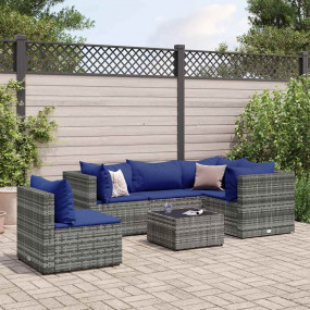 Patio Lounge Set Gray