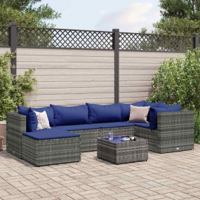 Patio Lounge Set Gray