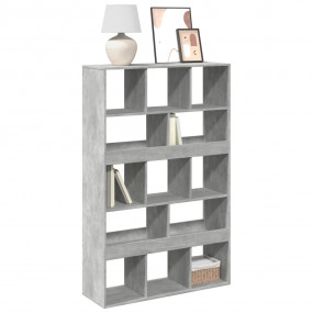 Bookcase Concrete grey Engineered wood Large Bookcase