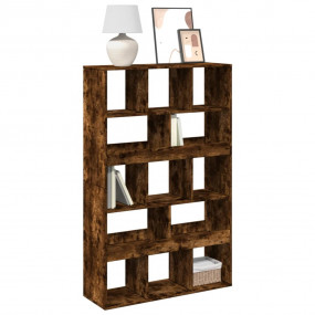 Bookcase Smoked oak Engineered wood Medium Storage Cabi...