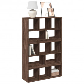 Bookcase Brown oak Engineered wood Large Bookcase Recta...