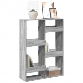 Bookcase Grey sonoma Engineered wood 39.4 x 13.0 x 53.1...