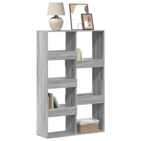Bookcase Grey Sonoma Engineered Wood 39.4 x 13.0 x 61.2...