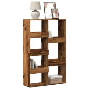 Bookcase Old wood Engineered wood 39.4 x 13.0 x 61.2 in...