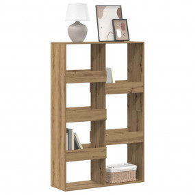 Bookcase Artisan Oak Engineered Wood 51.2 x 15.7 x 62.9...