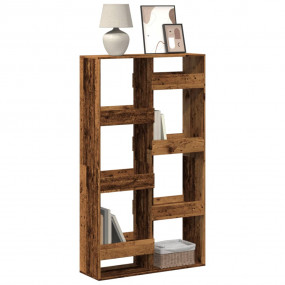 Bookcase Old Wood Engineered Wood Bookcase Rectangular ...