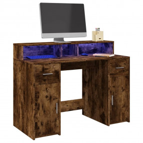Desk Smoked oak Engineered wood Standard desk size Desk