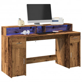 Desk Old wood Engineered wood Medium Desk Rectangular M...