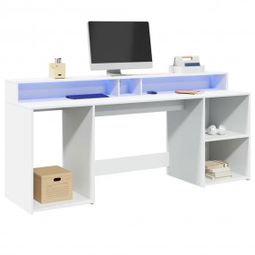 Desk White Engineered wood 78.7 in x 21.7 in x 35.8 in ...