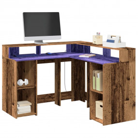 Desk Old wood Engineered wood L-shaped, Compact Desk