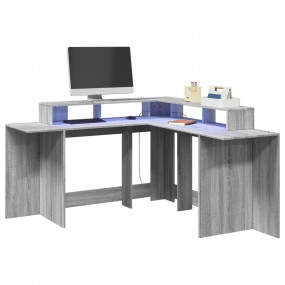 Desk Gray Sonoma Engineered Wood Compact for corners De...