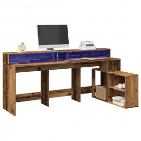 Desk Old wood Engineered wood 78.7 x 40.9 x 35.8 in Com...