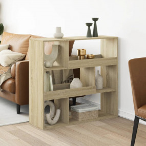 Room Divider Sonoma oak Engineered wood Medium Room Div...