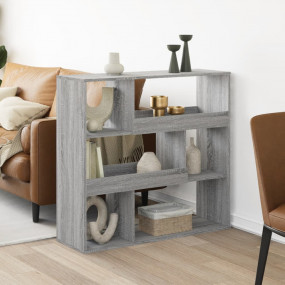 Room Divider Grey Sonoma Engineered Wood Medium Room Di...