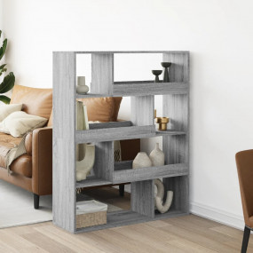 Room Divider Grey sonoma Engineered wood 39.4x13.0x49.4...
