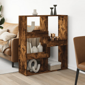 Room Divider Smoked Oak Engineered wood Medium Room Div...