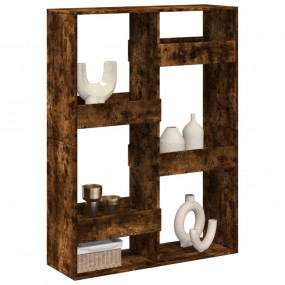 Room Divider Smoked Oak Engineered Wood Room Divider Re...