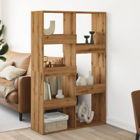 Room Divider Artisian oak Engineered wood 39.4 x 13.0 x...