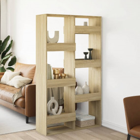 Room Divider Sonoma Oak Engineered Wood Large Room Divi...