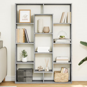 Book Cabinet Grey Sonoma Engineered Wood