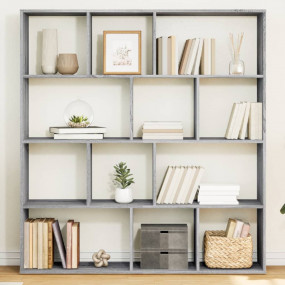 Book Cabinet Grey sonoma Engineered wood 52.0 x 11.4 x ...