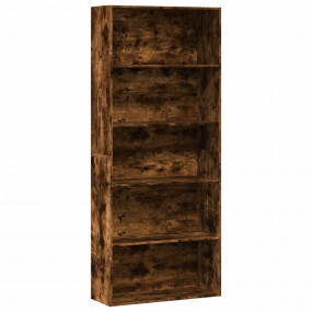 Book Cabinet Smoked oak Engineered wood Tall Book Cabin...