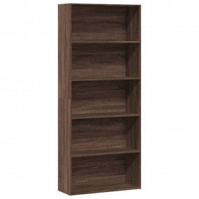 Book Cabinet Brown oak Engineered wood 31.5 in x 11.8 i...