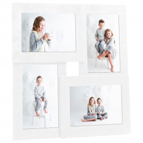 Photo Frame White MDF, Polystyrene 4 x 6 in for each ph...