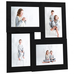 Photo Frame Black MDF, PS (polystyrene) Small Wall moun...
