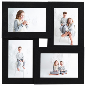 Photo Frame Black MDF, PS Photo Frame Rectangular Moder...