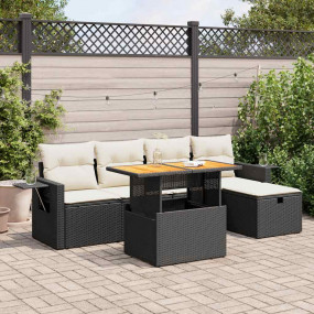 Garden Sofa Set Black, Dark Grey, Grey