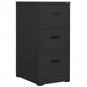 Filing Cabinet Gray Steel Medium Filing Cabinet Rectang...