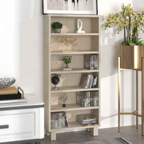 CD Cabinet Honey brown Solid pine wood, MDF Regular CD ...