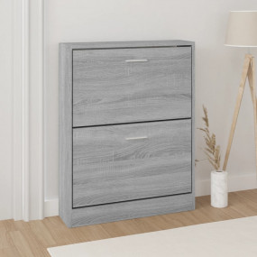 Shoe Cabinet Grey Sonoma Engineered Wood Medium Shoe Ca...