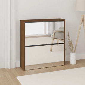 Shoe Cabinet Brown oak Engineered wood Medium Modern