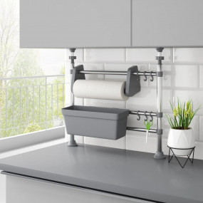 Kitchen Organizer Silver Aluminum, PP, Polyethylene, Po...