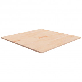 Table Top Medium Brown Solid Oak Wood 31.5 in Durable