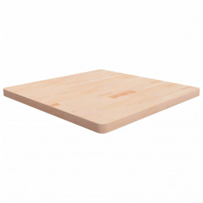 Table Top Medium brown Solid oak wood 31.5 x 31.5 in Du...