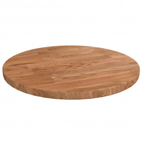 Table Top Light brown Solid oak wood 11.8 in Durable Ta...