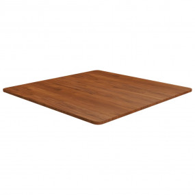 Table Top Dark Brown Solid Oak Wood Medium Durable Tabl...