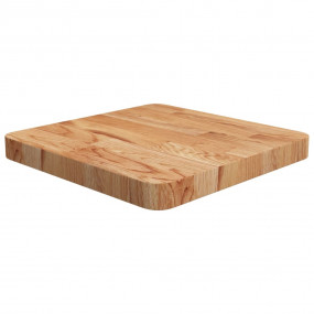 Table Top Light Brown Solid Oak Wood Medium Durable Tab...