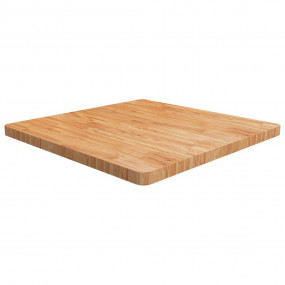 Table Top Light brown Solid oak wood 31.5 x 31.5 in Dur...