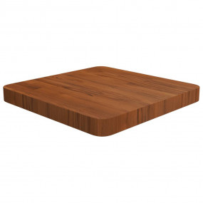 Table Top Dark brown Solid oak wood 15.7in x 15.7in Dur...