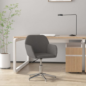Office Chair Light grey Polyester, Metal, Plywood Compa...