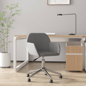Office Chair Light gray Polyester fabric, Metal, Plywoo...