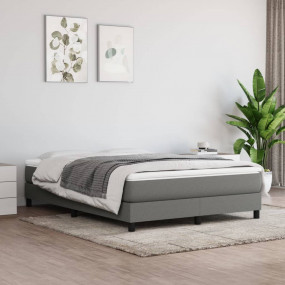 Pocket Spring Bed Mattress White and Dark Grey
