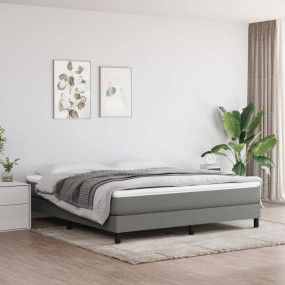 Pocket Spring Bed Mattress White and dark grey